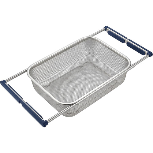 Jrtxf Expandable Over Sink Mesh Draining Basket 39-58 cm Navy Grips - Product view